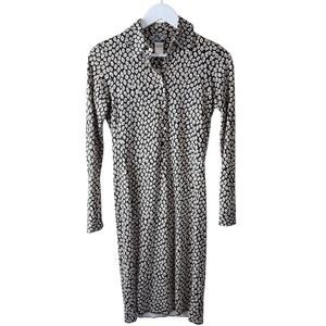 Vintage Diane Von Furstenberg silk‎ dress, Sz 2